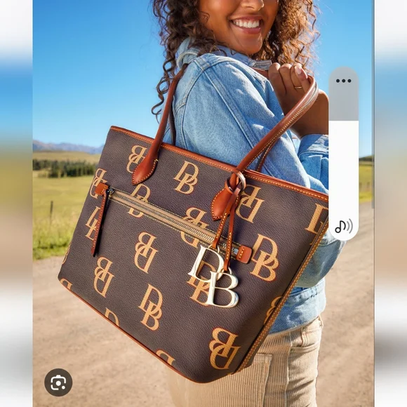 Dooney & Bourke Monogram Tote - Picture 15 of 15